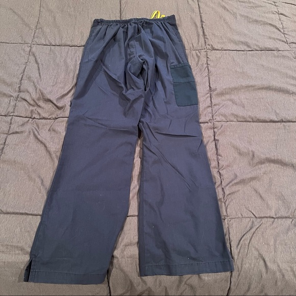 Four Pairs of Scrub Pants Sizes Small and Medium Nursing Medical Comfort Blue - Picture 15 of 16